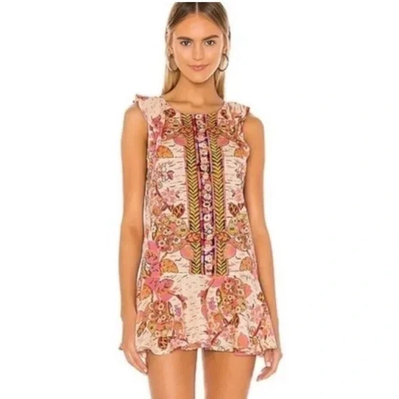 Free People Summer In Tulum Tunic Top - Picture 3 of 13